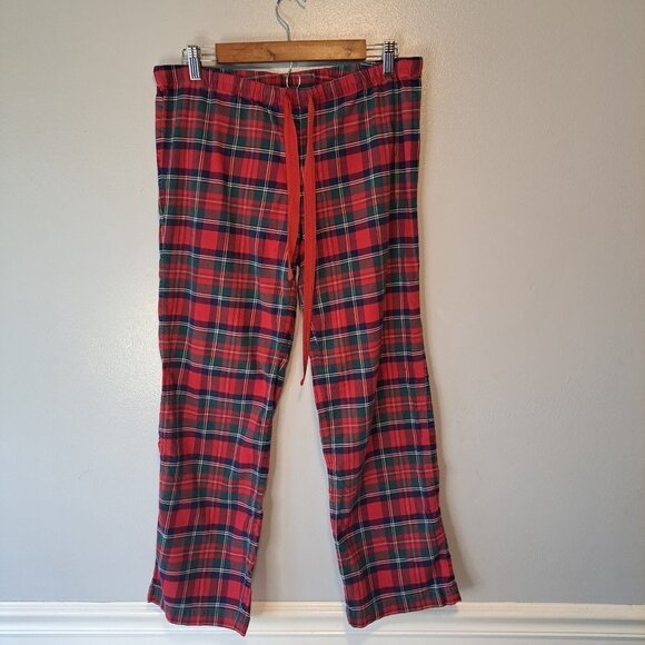 Vineyard Vines Small Mens Plaid‎ Lounge Pants Red Green Holiday Christmas - Picture 2 of 9